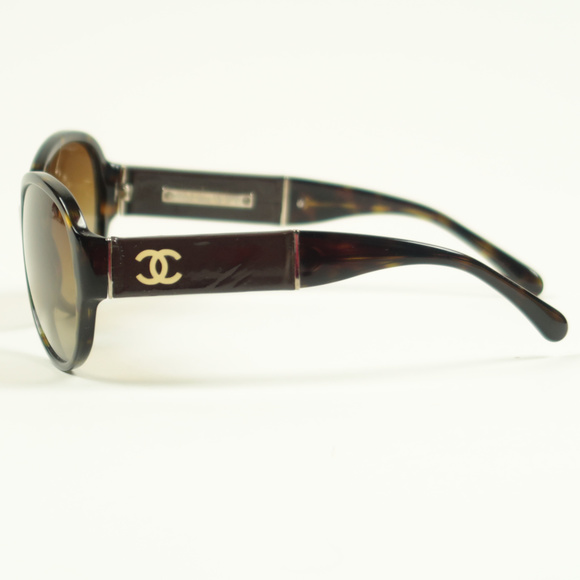 Chanel 5229Q Tortoise CC Logo Sunglasses - Picture 3 of 8
